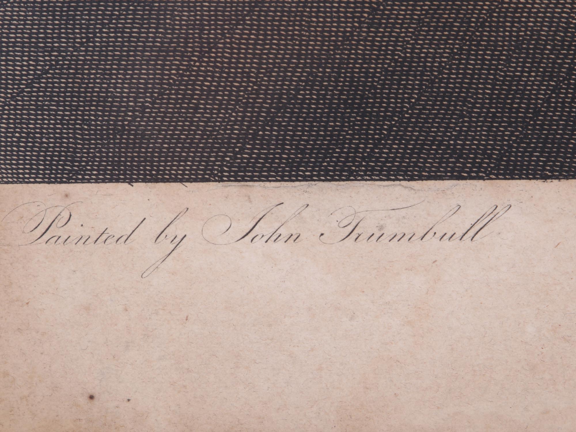 ANTIQUE ENGRAVING DECLARATION AFTER JOHN TRUMBULL PIC-5